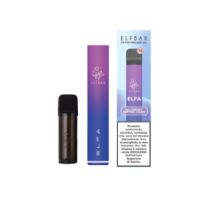 ELFBAR ELFA DEVICE + POD BLUEBERRY COTTON CANDY - 20 MG/ML
