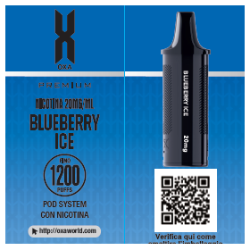 POD OXA 1200 S BLUEBERRY ICE