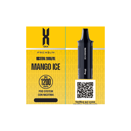 POD OXA 1200 S MANGO ICE
