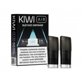 KIWI AIR 2PZ POD - BLUE RAZZ LEMONADE - 20 MG - TPD IT