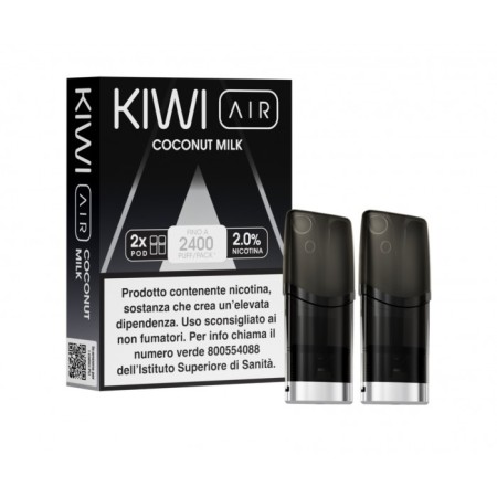 KIWI AIR 2PZ POD - COCONUT MILK - 20 MG - TPD IT