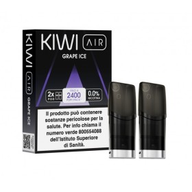 KIWI AIR 2PZ POD - GRAPE ICE - 0 MG - TPD IT