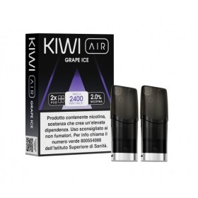 KIWI AIR 2PZ POD - GRAPE ICE - 20 MG - TPD IT