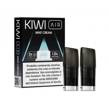 KIWI AIR 2PZ POD - MINT CREAM - 10 MG - TPD IT