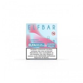 ELFBAR ELFA 2ML PREFILLED POD BLUEBERRY COTTON CANDY (2 PEZZI) - 20 MG/ML