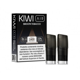 KIWI AIR 2PZ POD - SMOOTH TOBACCO - 20 MG - TPD IT