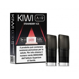 KIWI AIR 2PZ POD - STRAWBERRY ICE - 0 MG - TPD IT