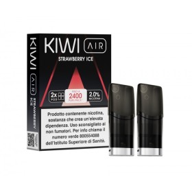 KIWI AIR 2PZ POD - STRAWBERRY ICE - 20 MG - TPD IT