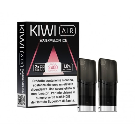 KIWI AIR 2PZ POD - WATERMELON ICE - 10 MG - TPD IT