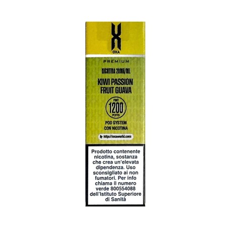POD OXA 1200 S KIWI PASSION FRUIT GUAVA