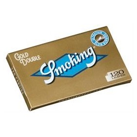 CARTINA SMOKING CORTA ORO/BLU DOPPIA 25x120