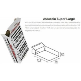 ASTUCCI VUOTI DISTR. POP FILTERS EXTRA/SUPER LARGE 1x150pz