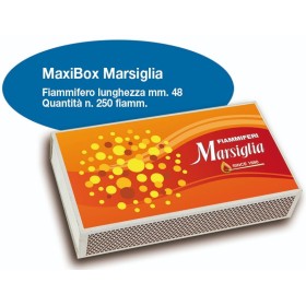 FIAMMIFERI MARSIGLIA MAXIBOX 48mm 250fiammiferi 1x10pz