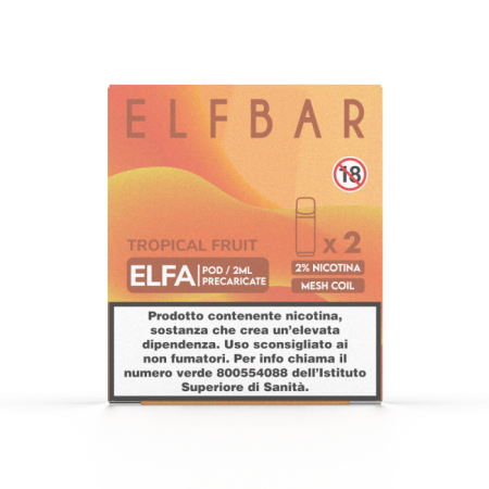 ELFBAR ELFA 2ML PREFILLED POD TROPICAL FRUIT (2 PEZZI)