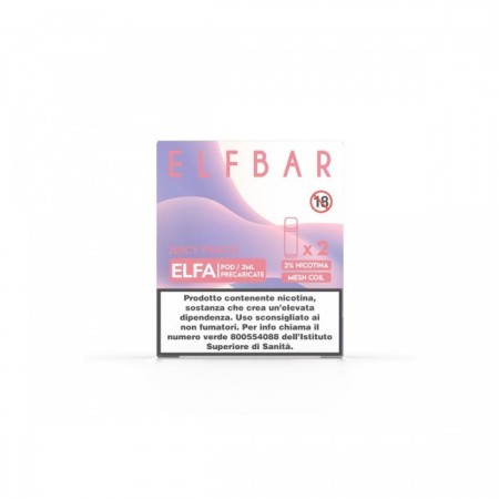 ELFBAR ELFA 2ML PREFILLED POD JUICY PEACH (2 PEZZI)