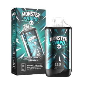 Dispositivo Monster Svapo - Batteria Ricaricabile (Colore: Blue)