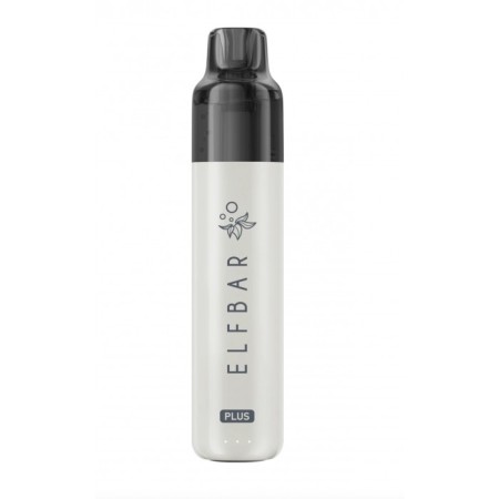 ELFBAR PLUS REFILLABLE KIT - WHITE/BLACK - KIWI PASSION FRUIT GUAVA