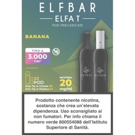 ELFA T 2ML PREFILLED POD BANANA (2 PEZZI) - 20 mg/ml