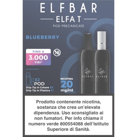 ELFA T 2ML PREFILLED POD BLUEBERRY (2 PEZZI) - 20 mg/ml