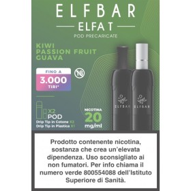 ELFA T 2ML PREFILLED POD KIWI PASSION FRUIT GUAVA (2 PEZZI) - 20 mg/ml