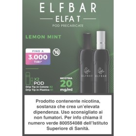 ELFA T 2ML PREFILLED POD LEMON MINT (2 PEZZI) - 20 mg/ml