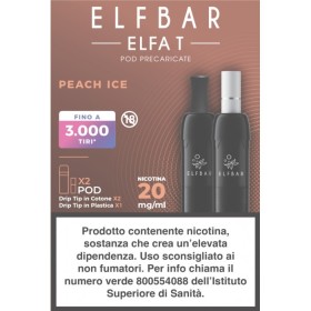 ELFA T 2ML PREFILLED POD PEACH ICE (2 PEZZI) - 20 mg/ml