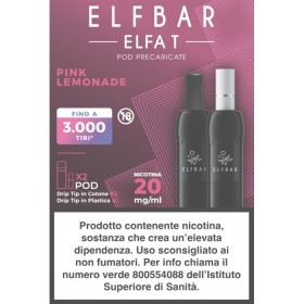 ELFA T 2ML PREFILLED POD PINK LEMONADE (2 PEZZI) - 20 mg/ml